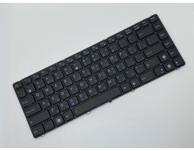 Клавиатура для ноутбука Asus (UL30, K42, K43, X42) Black, (Black Frame) RU - фото 2
