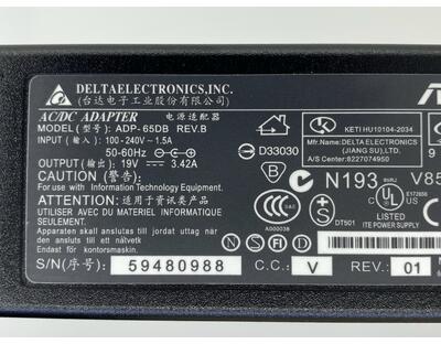 Блок питания для ноутбука Asus PA-1900-04 65W 19V 3.42A 5.5x2.5mm OEM - фото 3