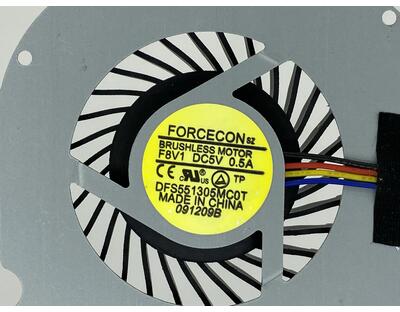 Вентилятор для ноутбука Asus F80, F81, F83, X81, X82, X85, X88, 5V 0.4A 4-pin Forcecon - фото 3