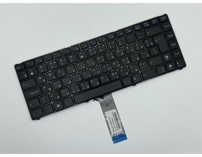 Клавиатура для ноутбука Asus EEE PC 1201, 1215, 1225, U20, VX6 Eee PC Lamborghini Black, (Black Frame) RU - фото 2