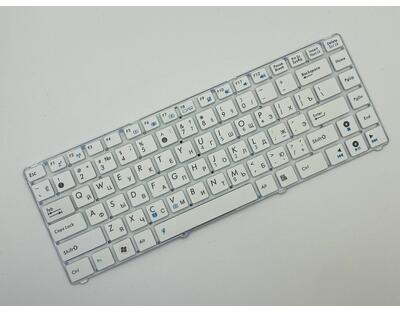 Клавиатура для ноутбука Asus EEE PC 1201, 1215, 1225, U20, VX6 Eee PC Lamborghini White, (No Frame) RU - фото 2