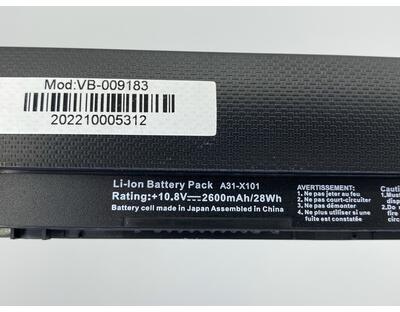 Аккумуляторная батарея для ноутбука Asus A32-X101 10.8V Black 2600mAh OEM - фото 3