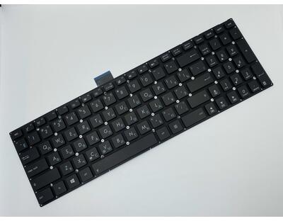 Клавиатура для ноутбука Asus (X502) Black, (No Frame), RU (горизонтальный энтер) - фото 2