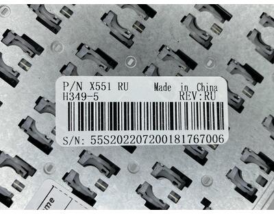 Клавиатура для ноутбука Asus (X551, X551CA) Black, (No Frame) RU - фото 3