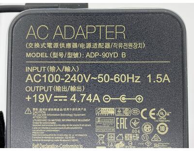 Блок живлення для ноутбука Asus 90W 19V 4.74A 5.5x2.5mm PA-1900-24 Wall Orig - фото 3