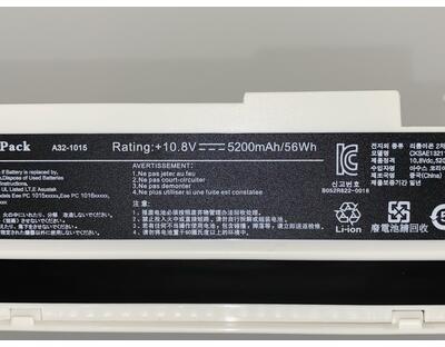 Акумуляторна батарея для ноутбука Asus A31-1015 Eee PC 1015 10.8V White 5200mAh OEM - фото 3