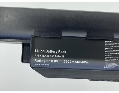 Акумуляторна батарея для ноутбука Asus A32-K55 K55 10.8V Black 5200mAh OEM - фото 3