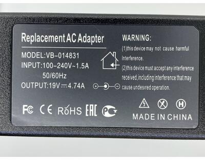 Блок питания для ноутбука Asus PA-1900-24 90W 19V 4.74A 5.5x2.5mm ОЕМ - фото 3