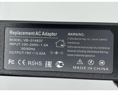 Блок живлення для ноутбука Asus 65W 19V 3.42A 5.5x2.5mm SADP-65KB B REPLACEMENT - фото 3