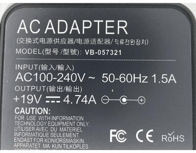 Блок питания для ноутбука Asus 19V 90W 5.5x2.5mm AS901905525FK OEM - фото 3
