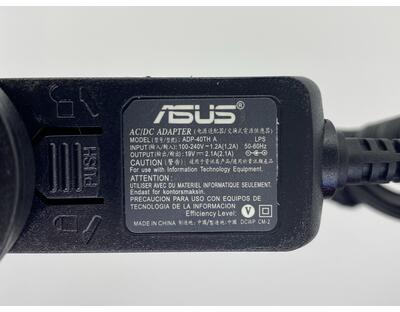 Блок питания для ноутбука Asus 40W 19V 2.1A 2.5x0.7mm AS401902507 Travel Charger OEM - фото 3