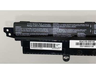 Акумуляторна батарея для ноутбука Asus A31N1302 VivoBook F200CA 11.25V Black 2600mAh OEM - фото 3
