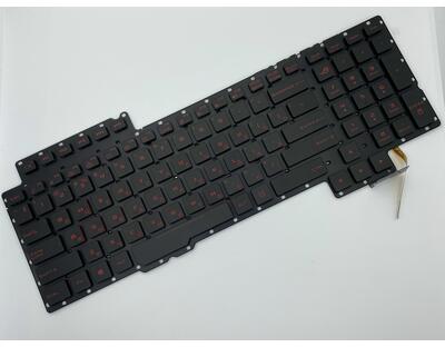 Клавиатура для ноутбука Asus ROG (G752) с подсветкой (Light), Black, (No Frame) RU - фото 2