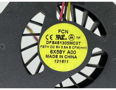 Вентилятор для ноутбука Asus Inspiron One 2330 5V 0.5A 3-pin FCN - фото 3