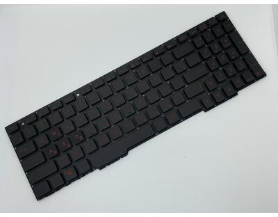 Клавиатура для ноутбука Asus (FX553VE) с подсветкой (Light), Black, RU - фото 2