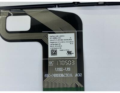 Клавиатура для ноутбука Asus (UX560UA) Silver с подсветкой, (No Frame) RU - фото 3