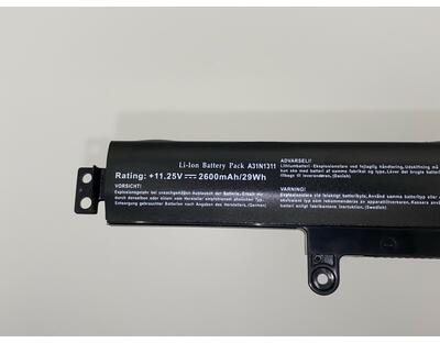Акумуляторна батарея для ноутбука Asus A31N1311 X102BA 11.25V Black 2200mAh OEM - фото 3