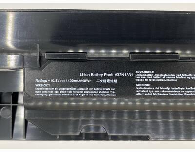 Аккумуляторная батарея для ноутбука Asus A32N1331 P2430U 10.8V Black 4400mAh OEM - фото 3