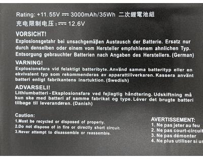 Аккумуляторная батарея для ноутбука Asus C31N1528 ZenBook UX360 11.55V Black 3000mAh OEM - фото 3