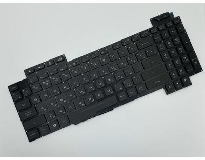 Клавиатура для ноутбука Asus ROG Strix GL503 с подсветкой (White Light), Black, (No Frame) RU - фото 2