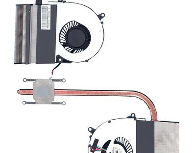 Система охлаждения для ноутбука Asus 5V 0,4А 4-pin Brushless X75, X75A, X75SV, X75VB, F75VC, F75VD VER-1