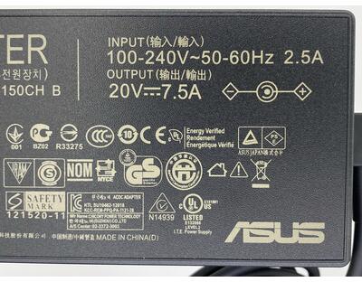 Блок живлення для ноутбука Asus 150W 20V 7.5A 6.0 x 3.7mm ADP-150CH B OEM - фото 3