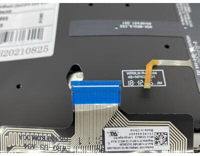 Клавіатура для ноутбука Asus ZenBook UX433FA з підсвіткою (Light), Blue, (No Frame) RU - фото 4