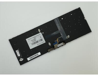 Клавіатура для ноутбука Asus ZenBook UX433FA з підсвіткою (Light), Blue, (No Frame) RU