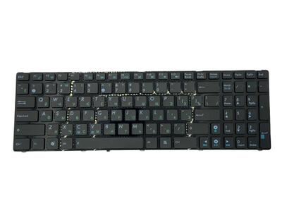 Клавіатура для ноутбука Asus K52 K53 G73 A52 G60 Black, (Black Frame) RU