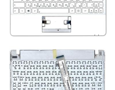 Клавиатура для ноутбука Asus Vivobook X102 White, (With Frame) RU