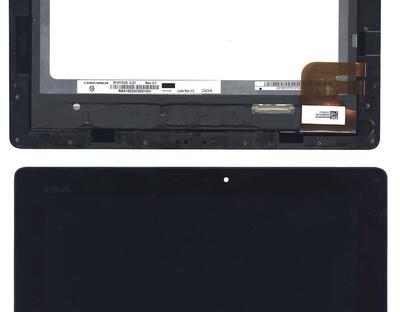 Матрица с тачскрином (модуль) для Asus Transformer TF300 без ревизии черный с рамкой