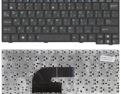 Клавиатура для ноутбука Asus EEE PC (MK90H) Black, RU - фото 5