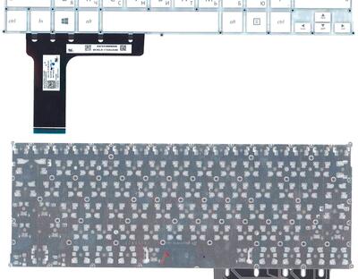 Клавиатура для ноутбука Asus (TP201SA, E202, E202M, E202MA, E202S, E202SA) White, RU