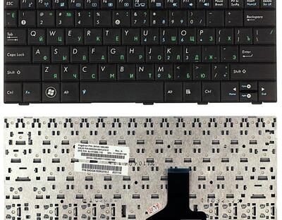 Клавиатура для ноутбука Asus EEE PC (1001HA) Black, RU