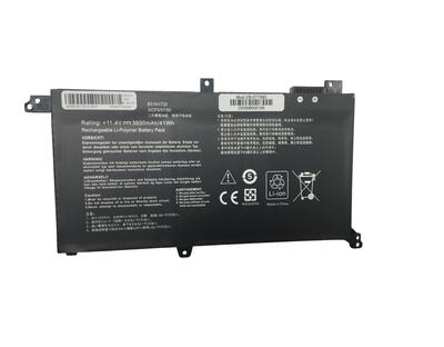 Аккумуляторная батарея для ноутбука Asus B31N1732 B31Bi9H 11.4V Black 3600mAh OEM