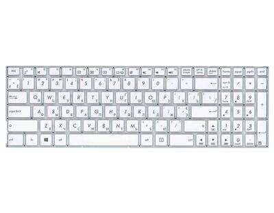 Клавиатура для ноутбука Asus (X756) White, (No Frame), RU горизонтальный Enter - фото 2