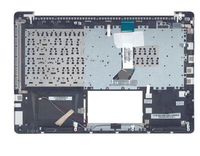 Клавиатура для ноутбука Asus VivoBook (S451LB) Black, с топ панелью (Silver), RU - фото 3