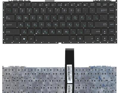 Клавиатура для ноутбука Asus Version 1 (NX90SN, NX90JQ, NX90JN, U33, U34) Black, (No Frame) RU