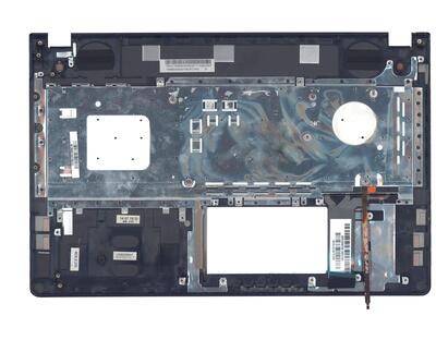 Клавиатура для ноутбука Asus (N56) Black, с подсветкой (Light) с топ панелью (Black), RU - фото 3