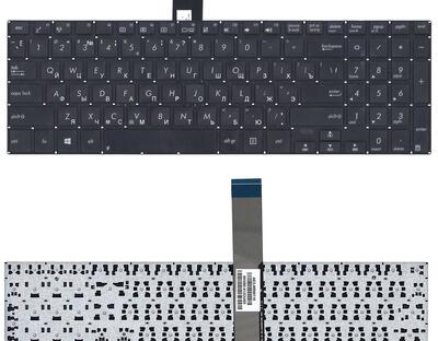 Клавиатура для ноутбука Asus Vivobook (V551, K551) Black, (No Frame) RU - фото 5