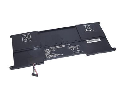 Акумуляторна батарея для ноутбука Asus C23-UX21 UX21-2S3P 7.4V Black 4800mAh OEM