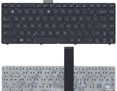 Клавиатура для ноутбука Asus (K45, U46, U44, U34F) Black, (No Frame) RU