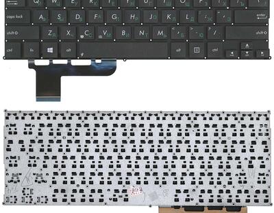 Клавиатура для ноутбука Asus VivoBook (X201E, S201, S201E, X201) Black, (No Frame), RU