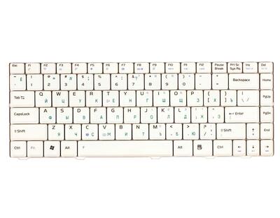 Клавиатура для ноутбука Asus (F80, F80S, F80CR, F80Q, F80L) White, RU - фото 2