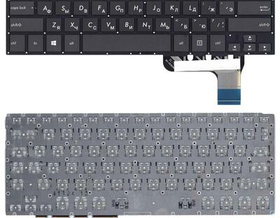 Клавиатура для ноутбука Asus Zenbook (UX303U) с подсветкой (Light), Black, (No Frame), RU