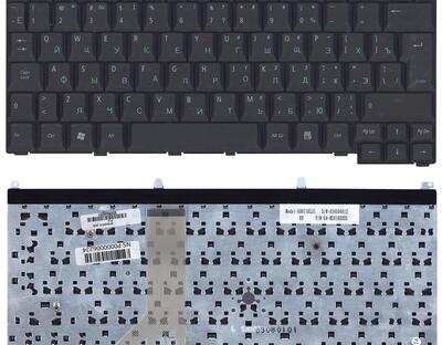 Клавиатура для ноутбука Asus (S1300N) Black, RU (вертикальный энтер)