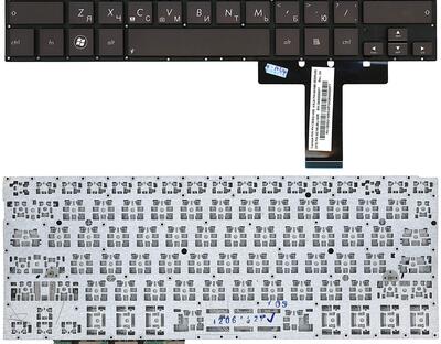 Клавиатура для ноутбука Asus (UX31A) Black, (No Frame), RU (горизонтальный энтер)