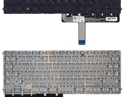 Клавиатура для ноутбука Asus ZenBook 3 Deluxe (UX490UA) Black с подсветкой (Light), (No Frame) RU