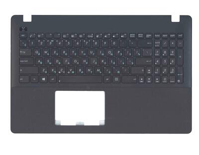 Клавиатура для ноутбука Asus (X550) Black, с топ панелью (Black), RU - фото 2