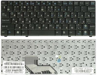 Клавиатура для ноутбука Asus (T91MT) Black, RU - фото 5